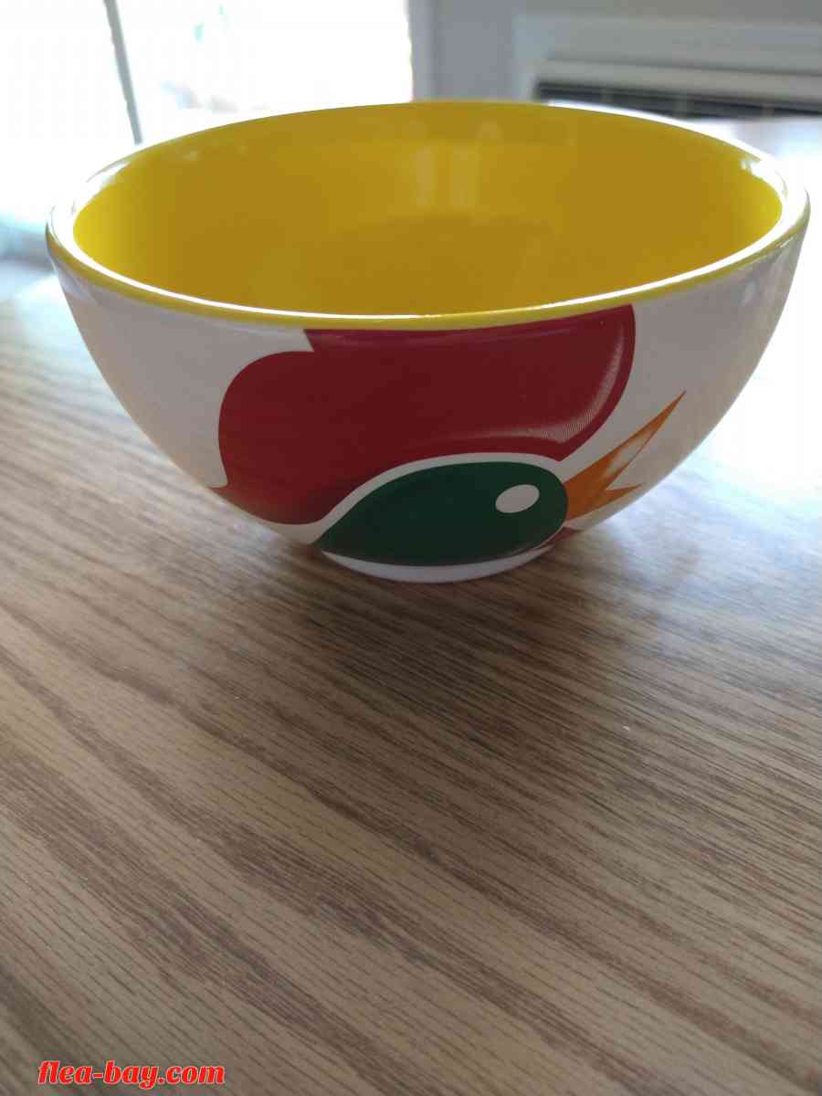 Kellogg's Cornelius corny rooster ceramic cereal bowl