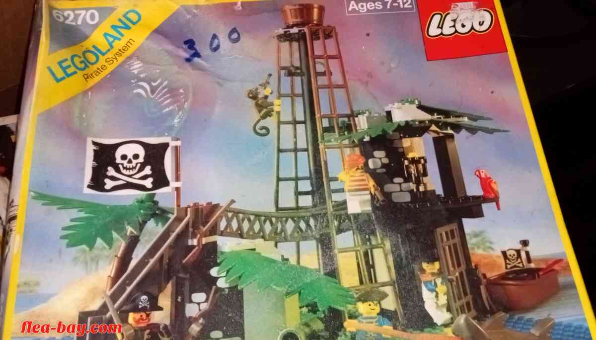 a 1989 forbidden Island Lego vintage game #6270 unopened