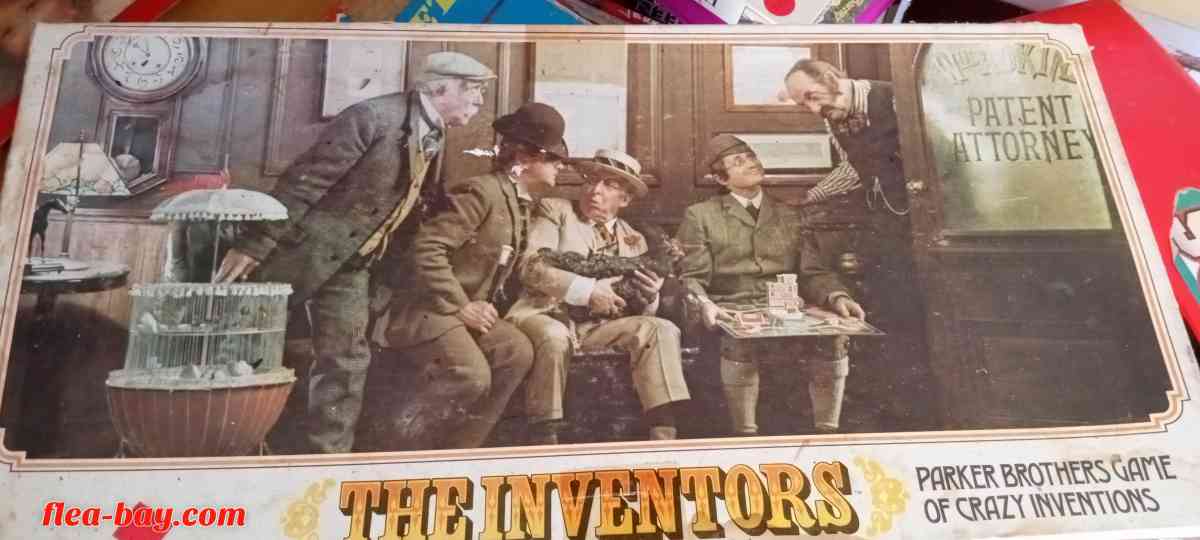 1974 board game the inventors unopened in the box