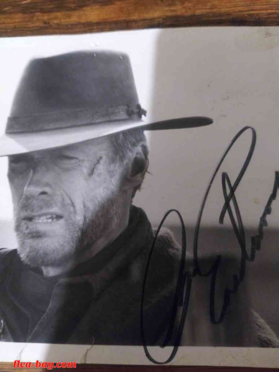 Autograph of client Eastwood real not fake