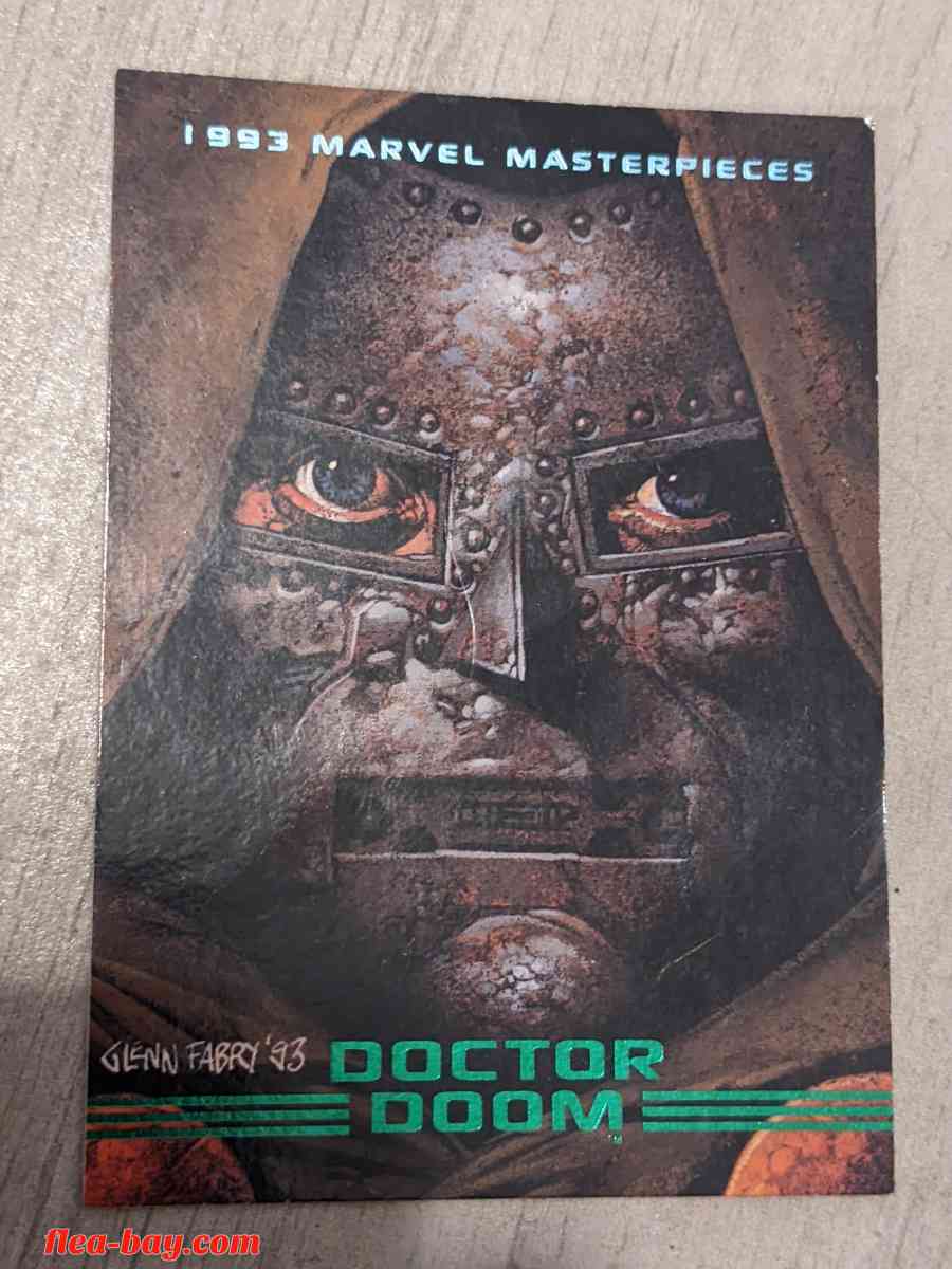 Dr Doom 1993 marvel masterpieces card