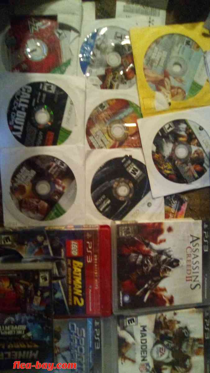 PS3 Xbox 360 and Xbox one games