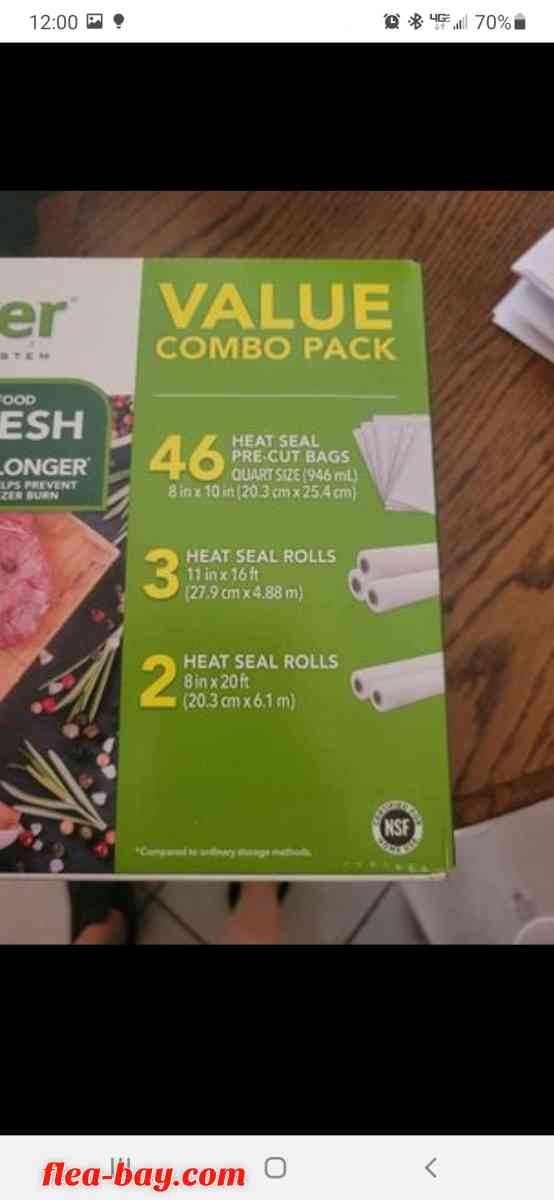 Food Saver with bags