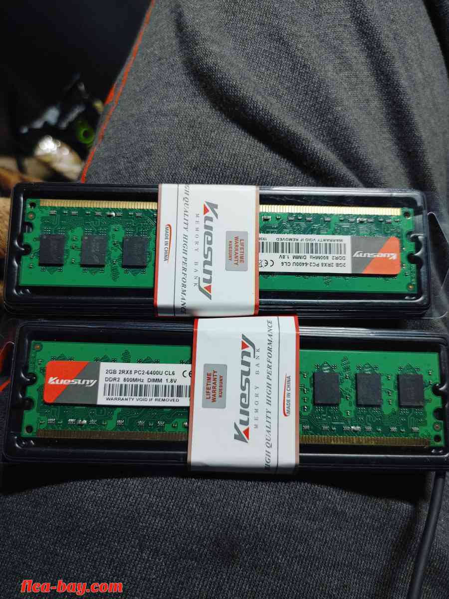 KUESUNY MB:2GB 2RX8 PC2-6400U CL6 DDR2 800MHz DIMM 1.8V