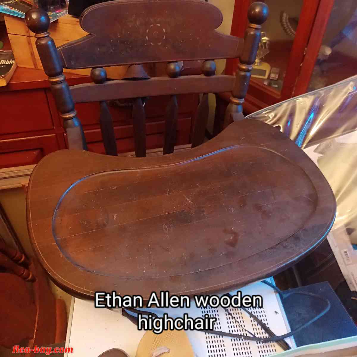 Ethan Allen Vintage Wooden Highchair