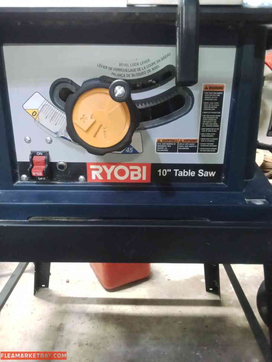 10" RYOBI table saw