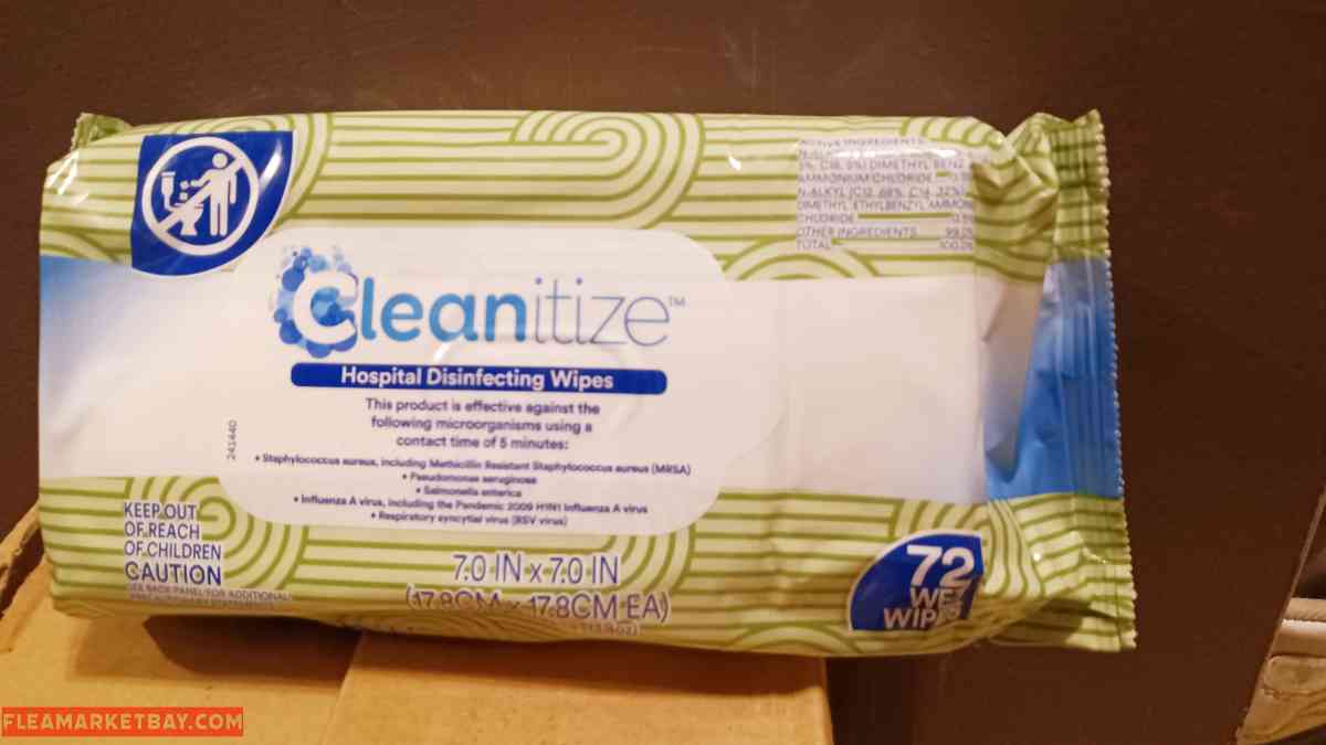 cleanitize hospital disinfectant wipes
