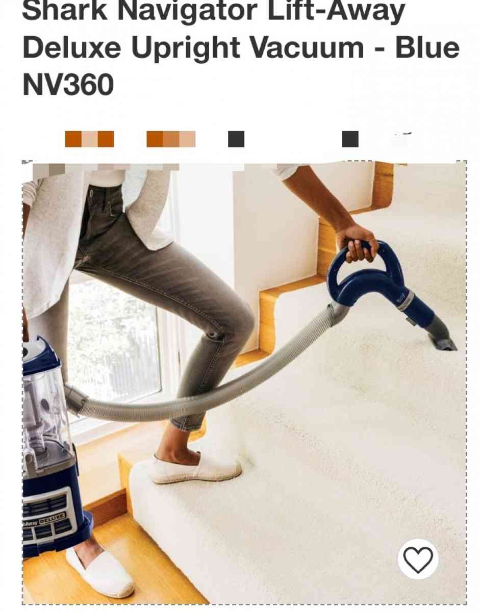 Shark navigator lift away deluxe upright vacuum.. brand new