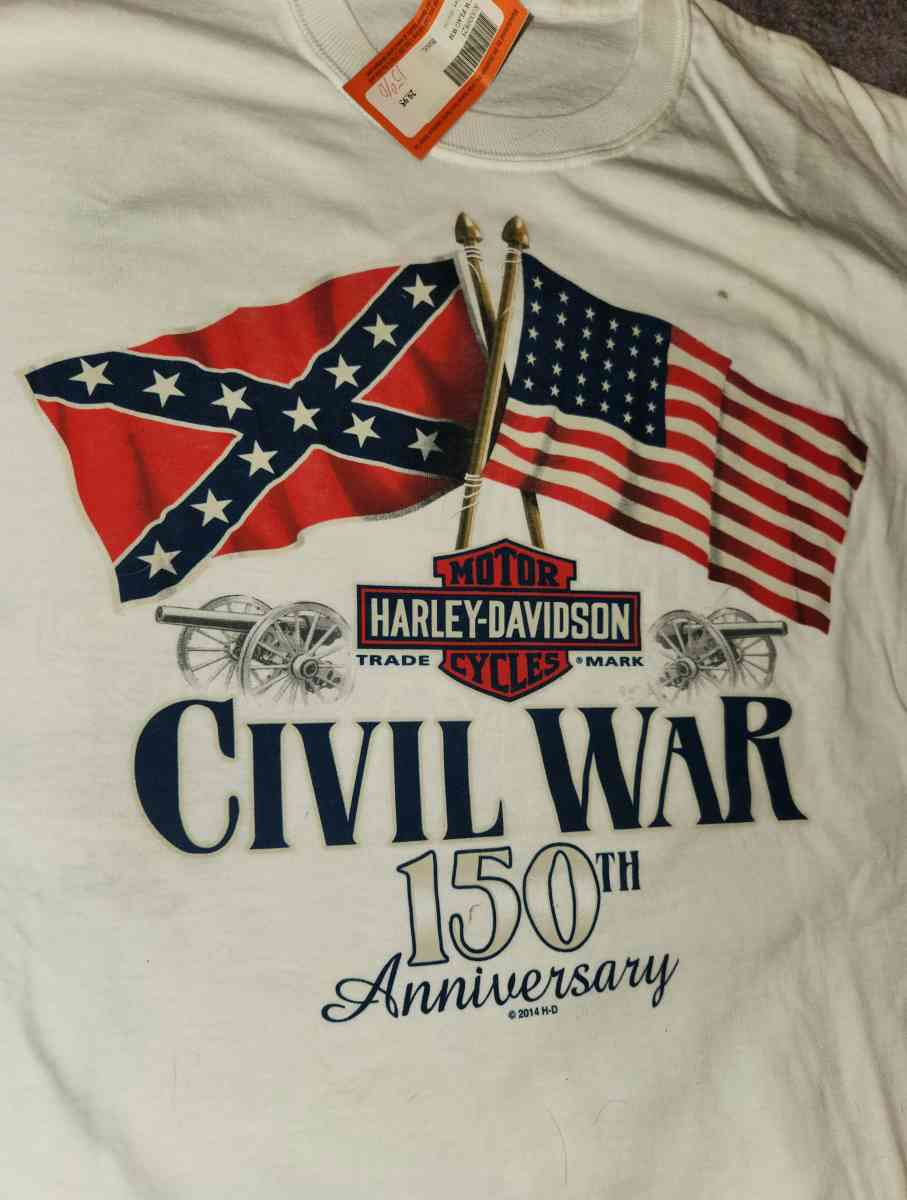 Harley Davidson NEW LG Civil War anniversary