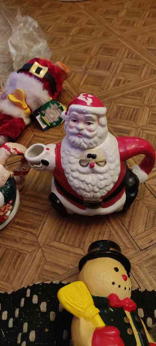 Santa Claus cookies canisters