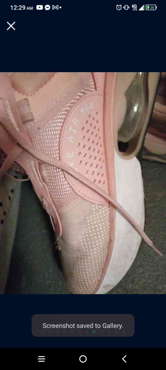 pink Nike air max women's size 6.5