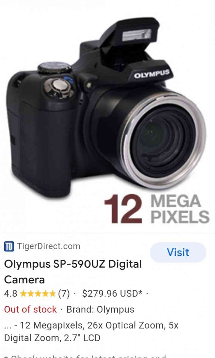 Olympus digital camera