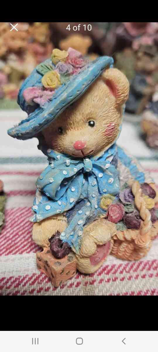 Lots of bear figurines for sale