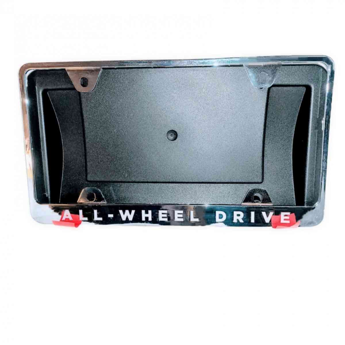 Tesla License Plate Bracket with Frame and Blot Kit