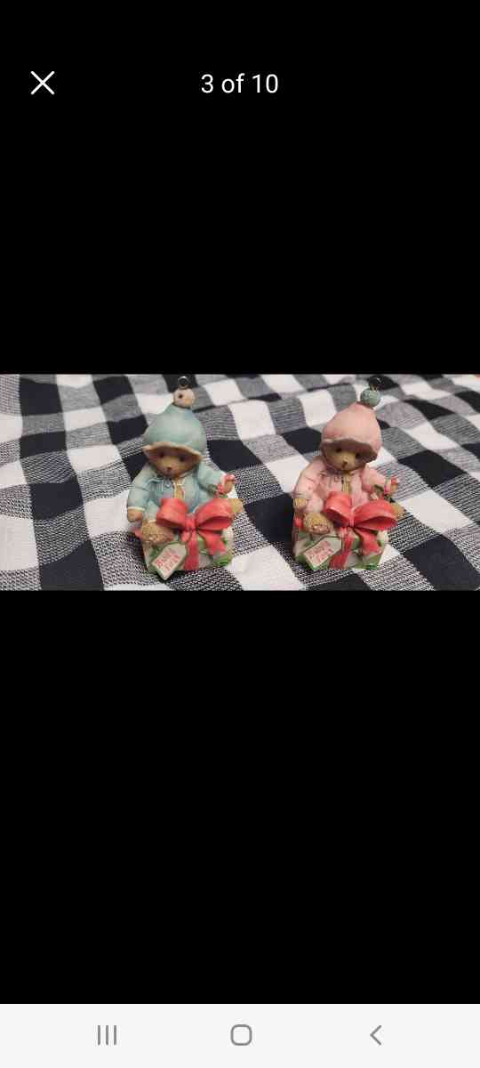 Lots of bear figurines for sale