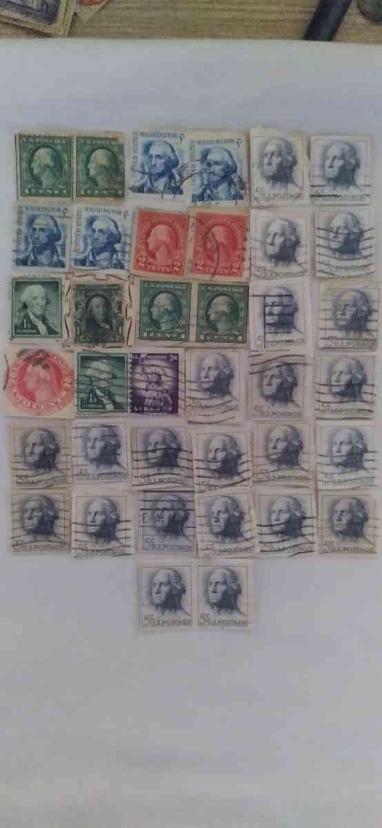 Vintage George Washington Stamps