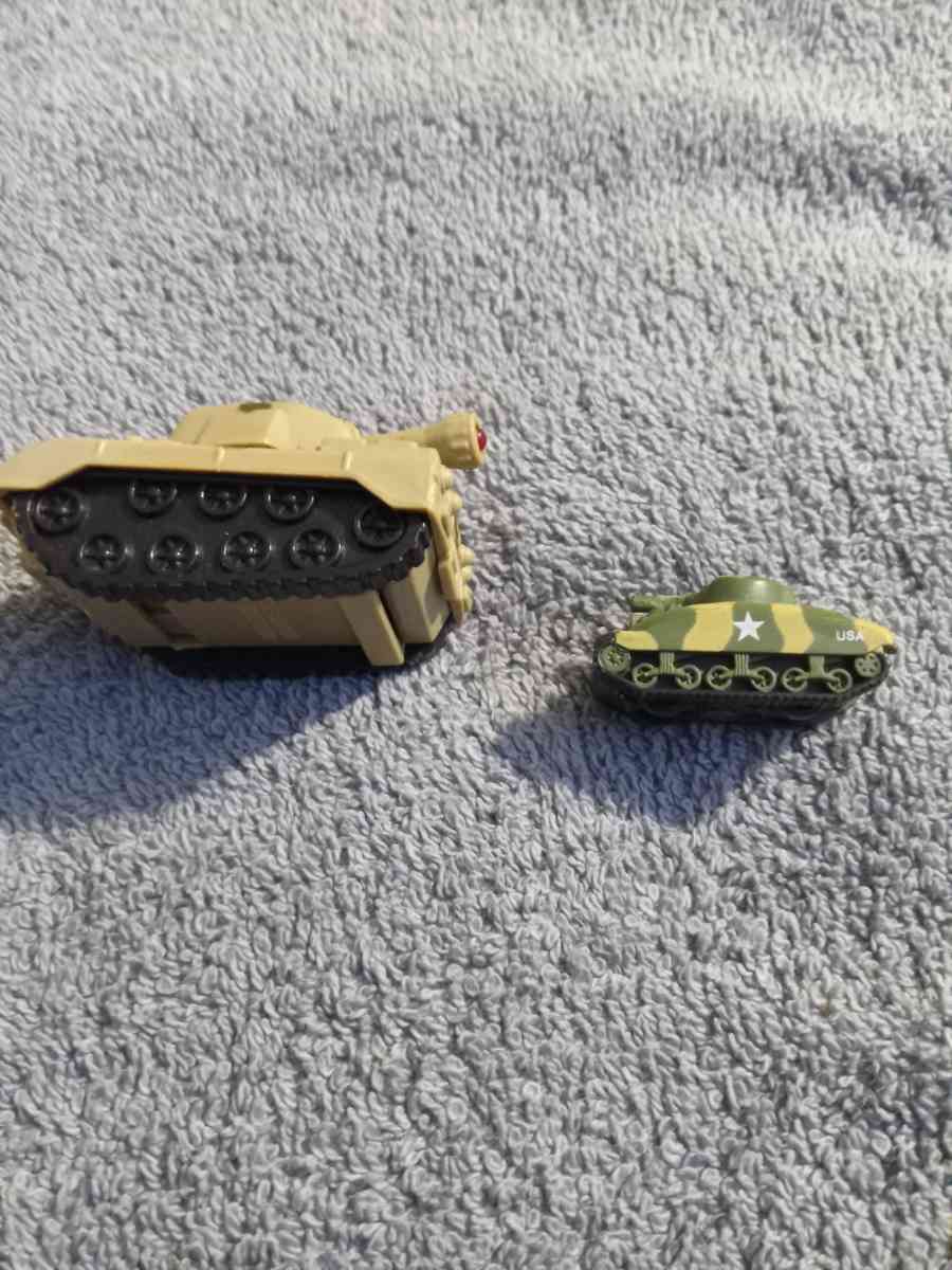 Army tanks  nice collectibles  get both for 9