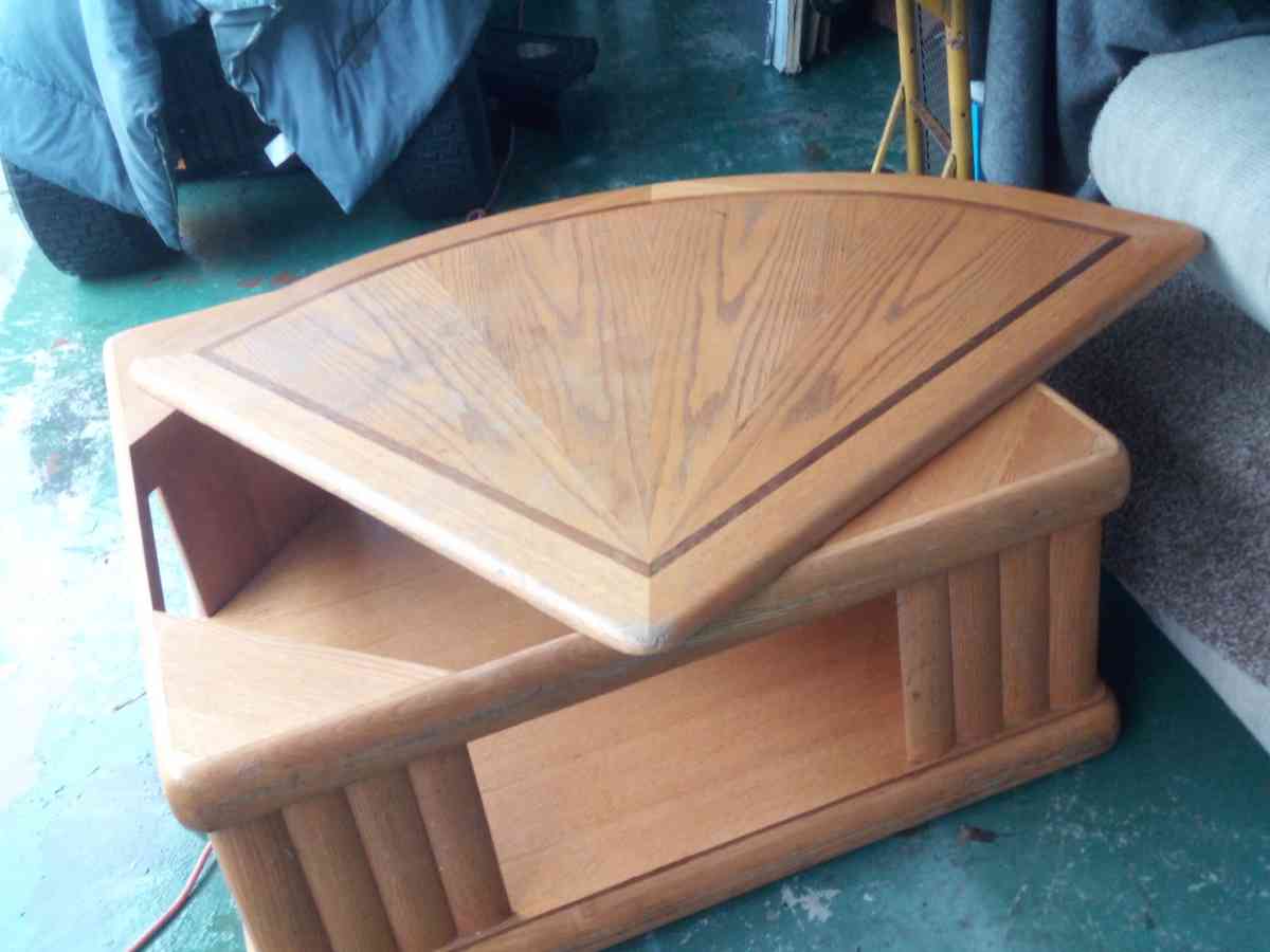 a very unique coffee table