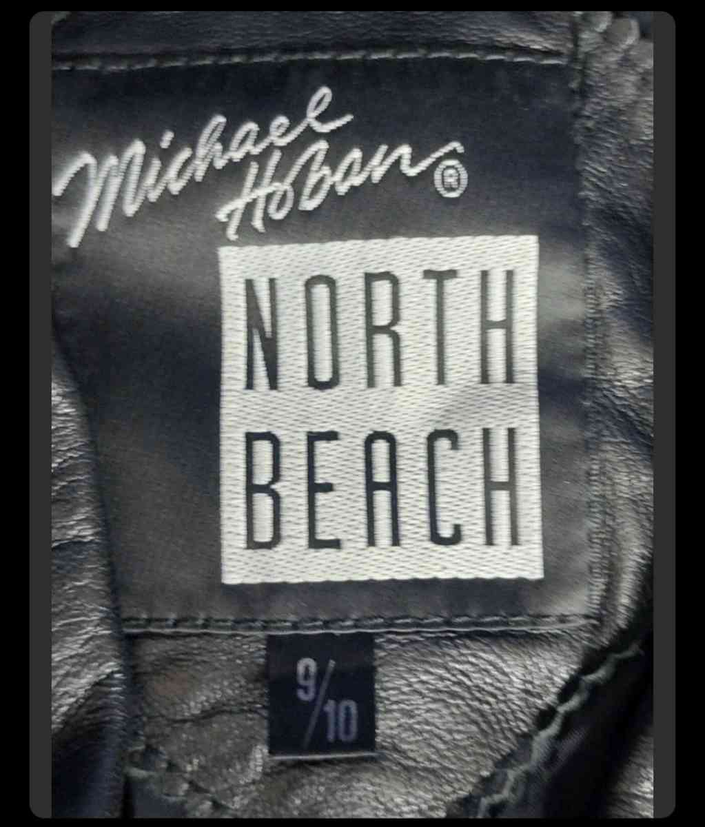 Michael Hoban Leather Jacket Ladies Vintage