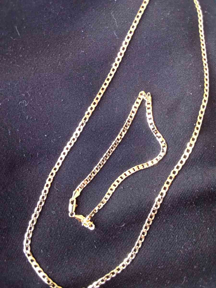 beautiful set necklace and bracelet 14 k gold