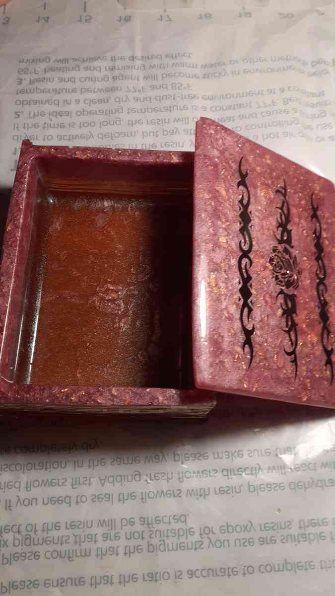 minibook resin storage box