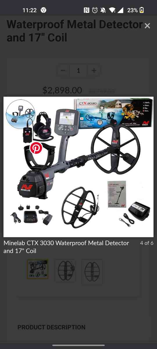 minelab metal detector with all the extras