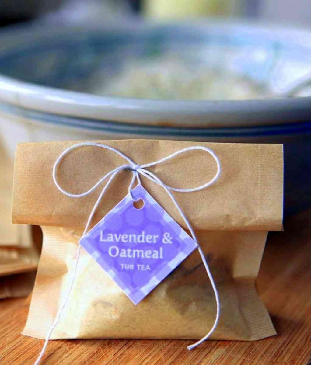 lavender and oatmeal soak