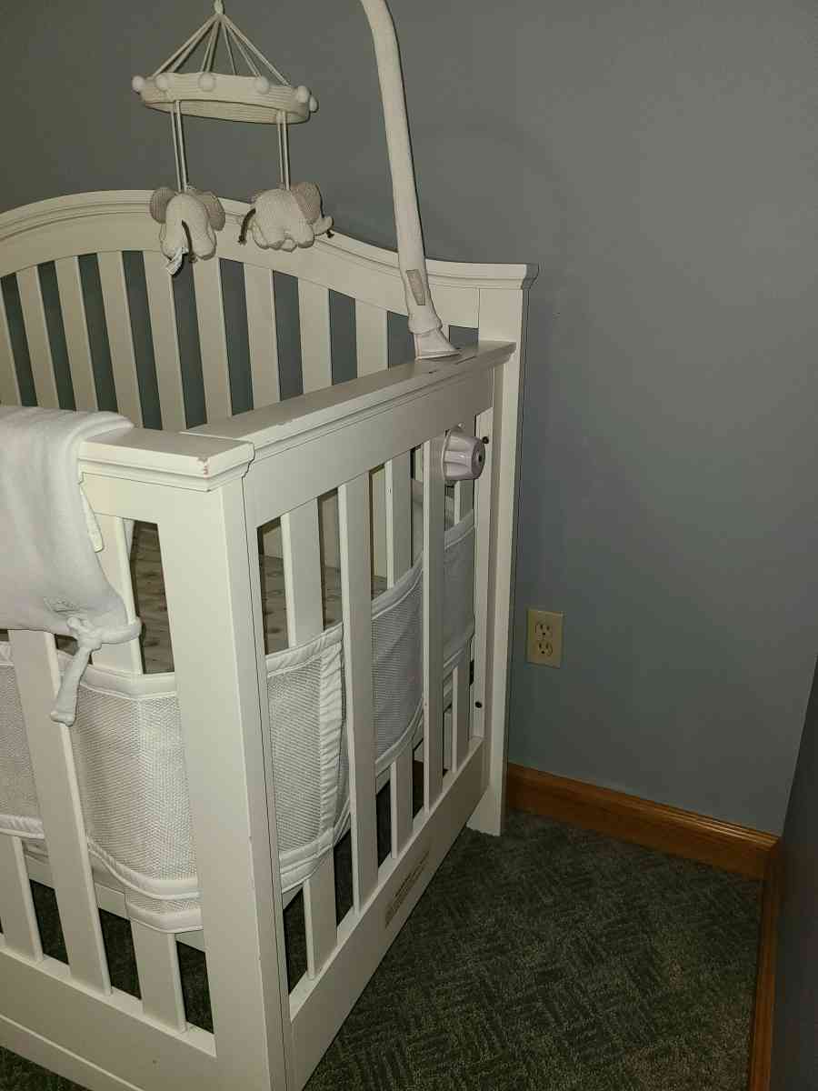 White Baby Crib