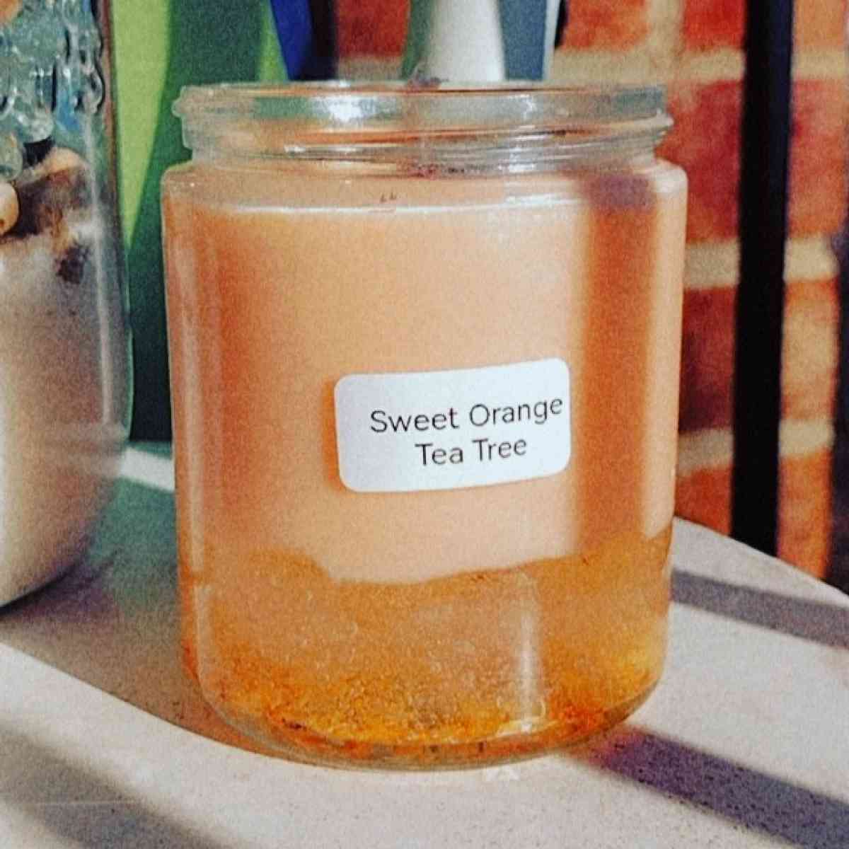 Sweet Orange Tea Tree Scented Candle