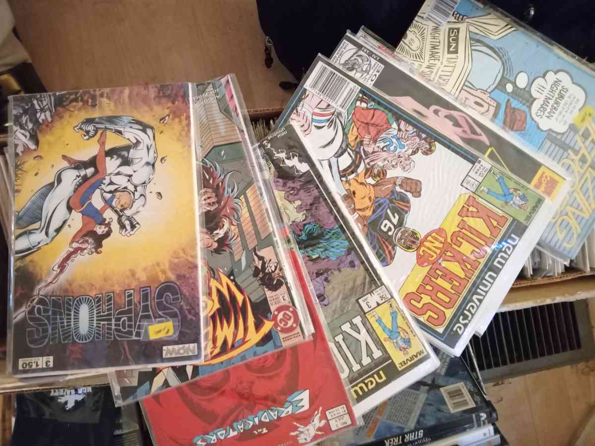 Assortment of comic books
