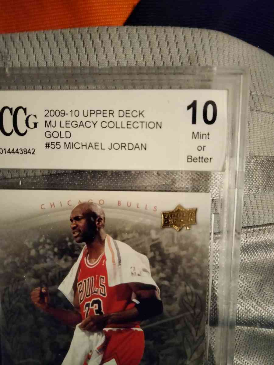 Michael Jordan graded basketball card BCCG 10