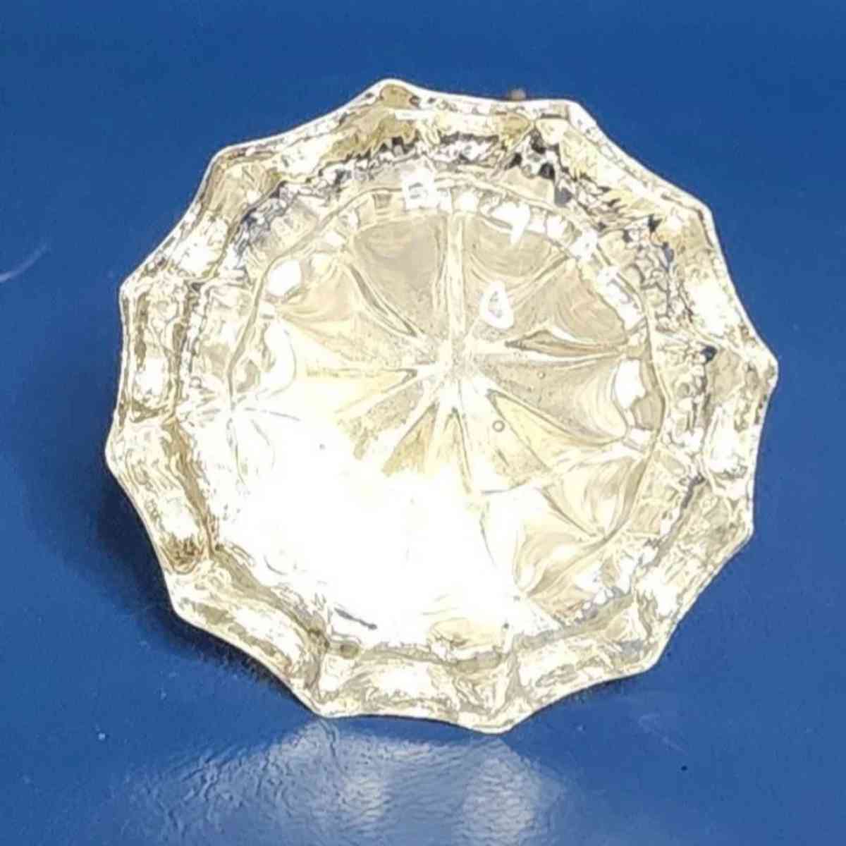 1 Antique Vintage Crystal Clear Glass Door Knobs 12 Points C