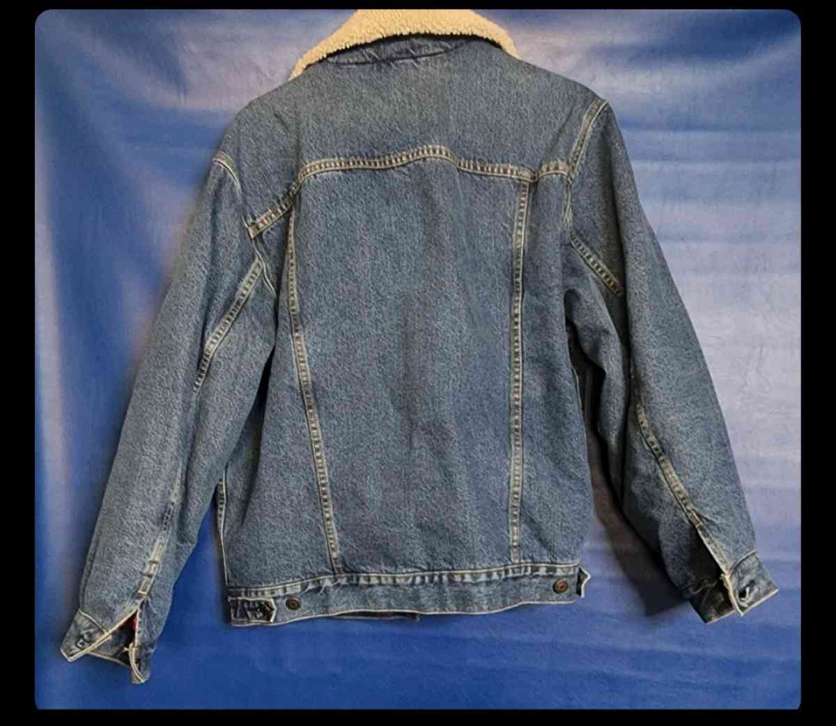 Vintage Mens Levi Strauss Lined Jacket Size Medium