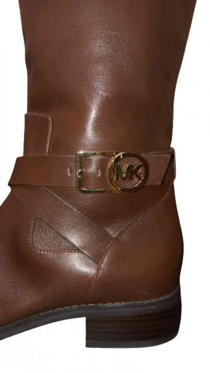 Michael Kors Bryce Leather Riding Boot ST15F Boots Size 7M