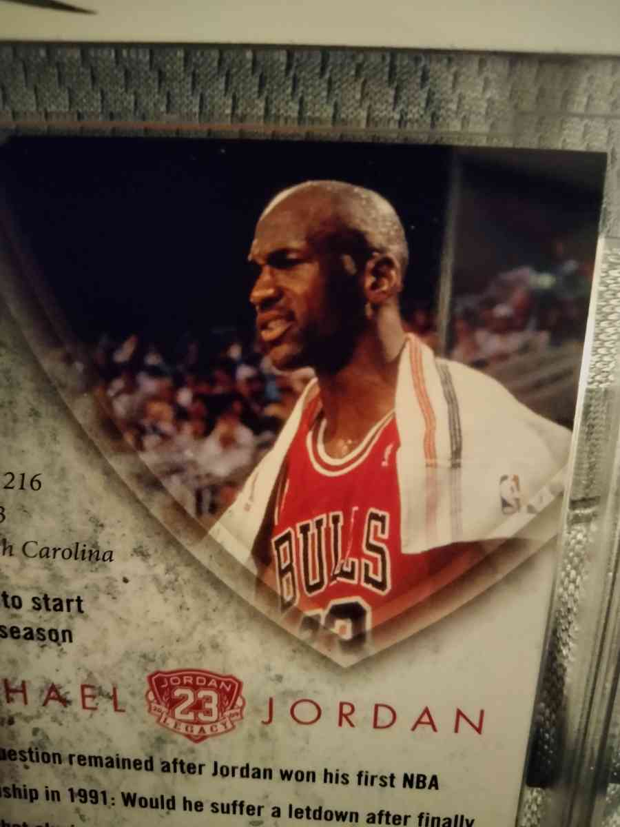 Michael Jordan graded basketball card BCCG 10