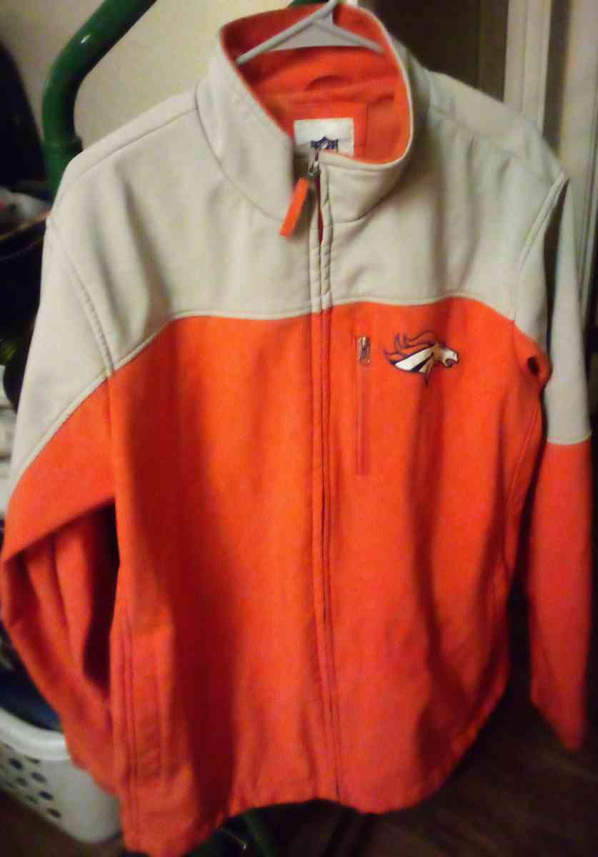 Mens XL Broncos Softshell Jacket Gently Used
