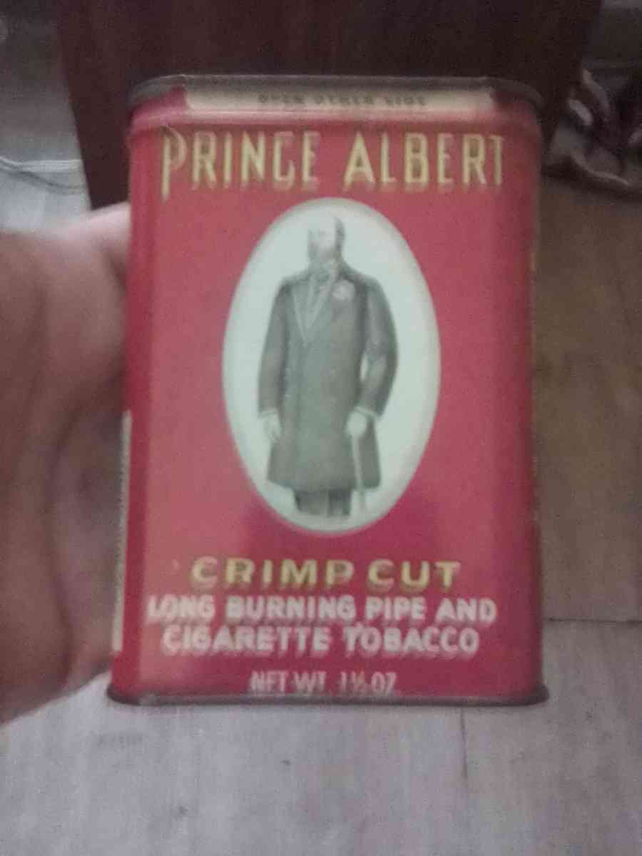 pringe Albert tobacco can or best off