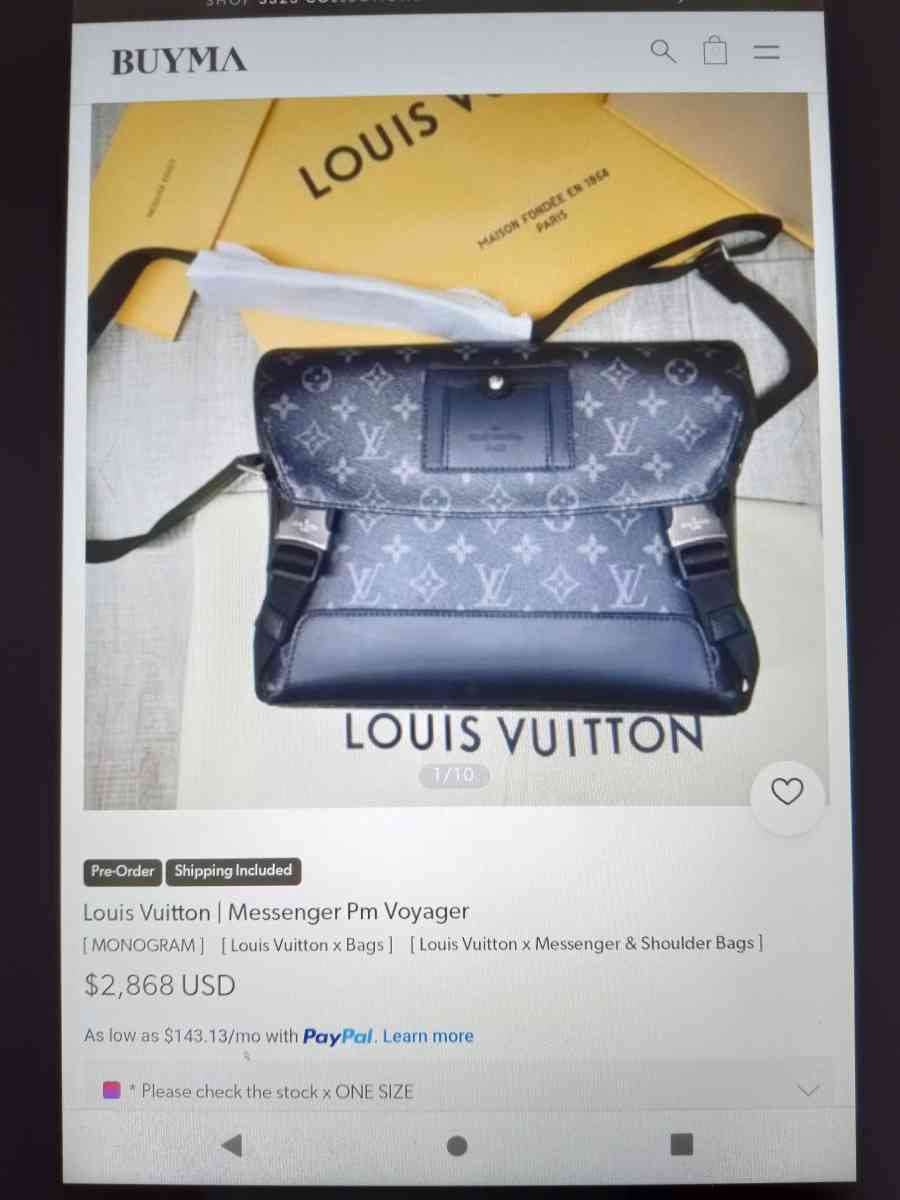 Brand New Louis Vuitton Monogram MESSENGER PM VOYAGER