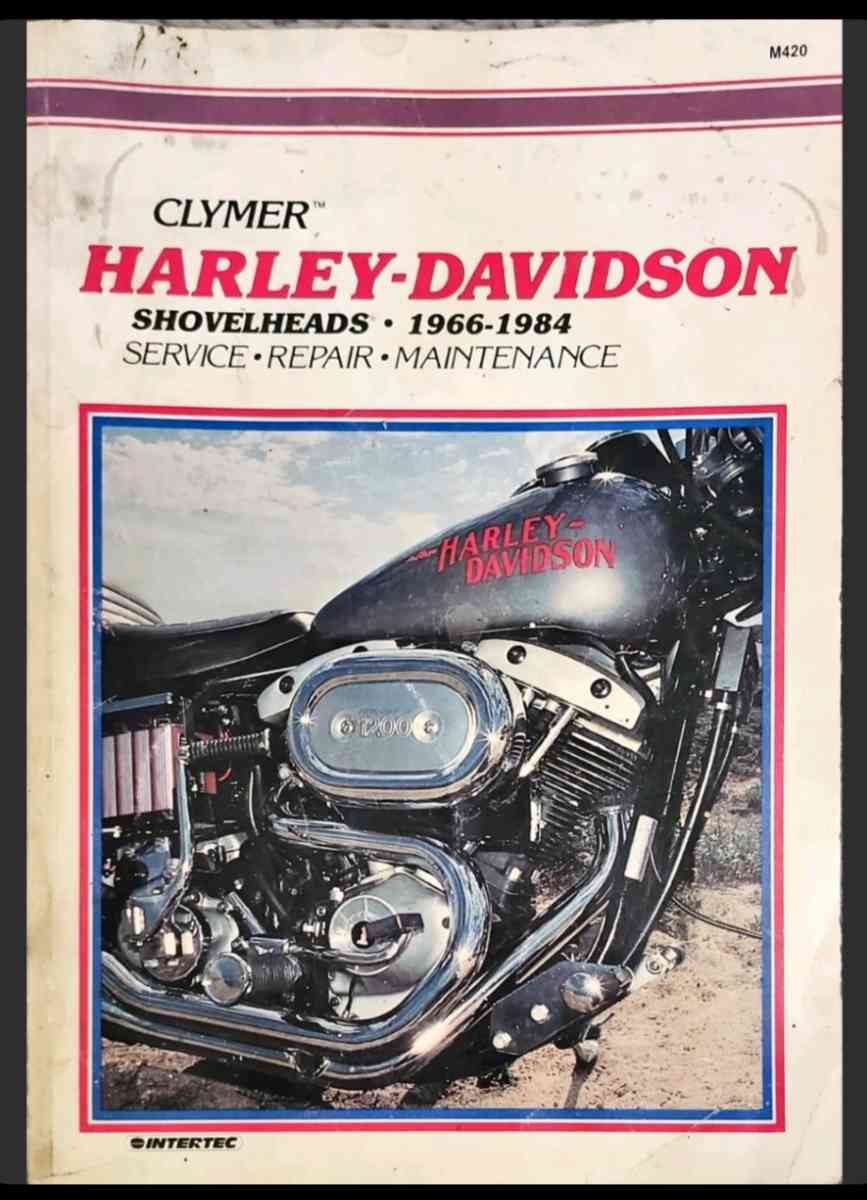 Vintage Harley Shovelhead CLYMER REPAIR MANUAL M420