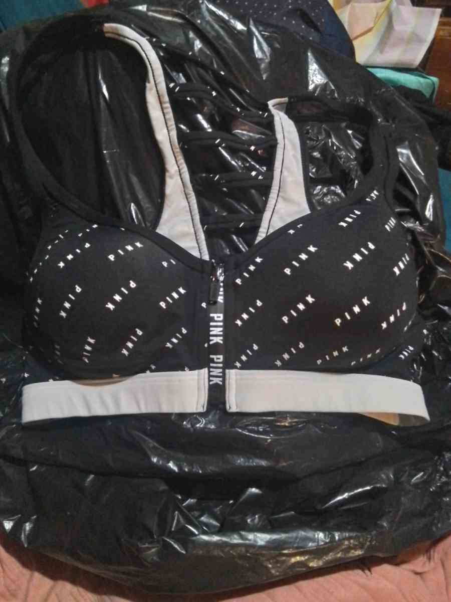 woman Victoria secret push up sports bra