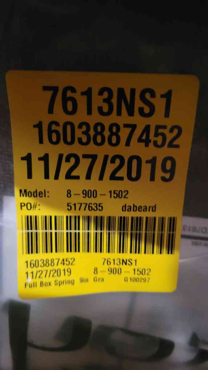 Brand New Full Size Mattress and Box Spring