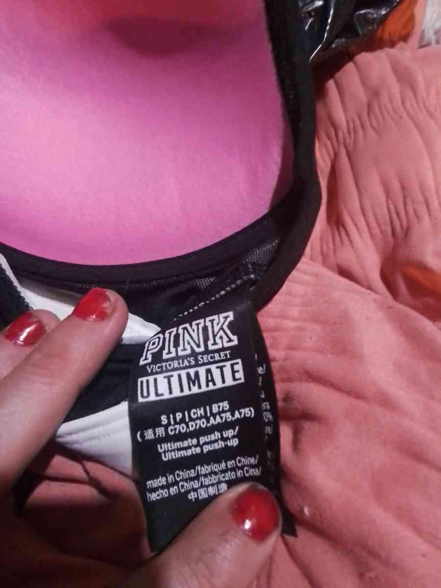 woman Victoria secret push up sports bra