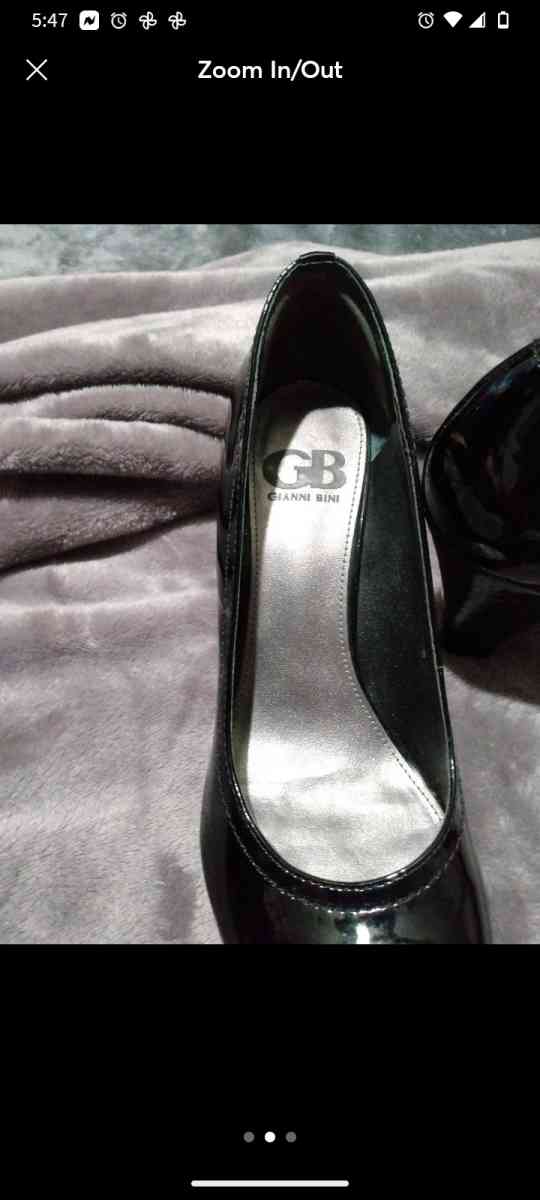 GIANNI BINI BLACK HEELS 6 5