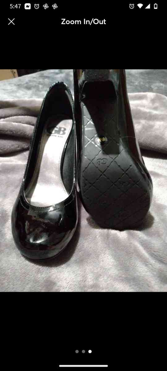 GIANNI BINI BLACK HEELS 6 5