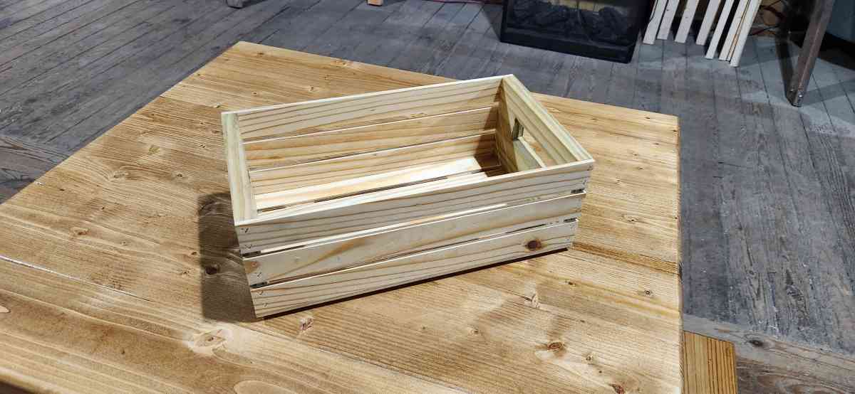 wooden crate