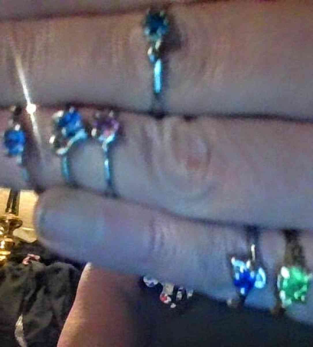 ASSORTED BIRTHSTONE FASHION RINGS