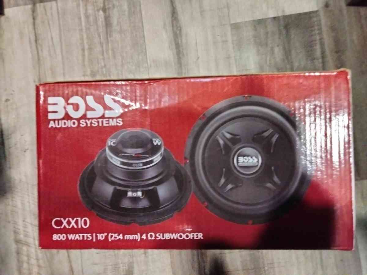 BOSS 10 INCH SUBWOOFER