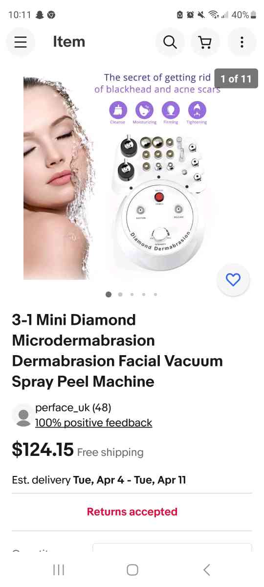 Professional Diamond Microdermabration Machine