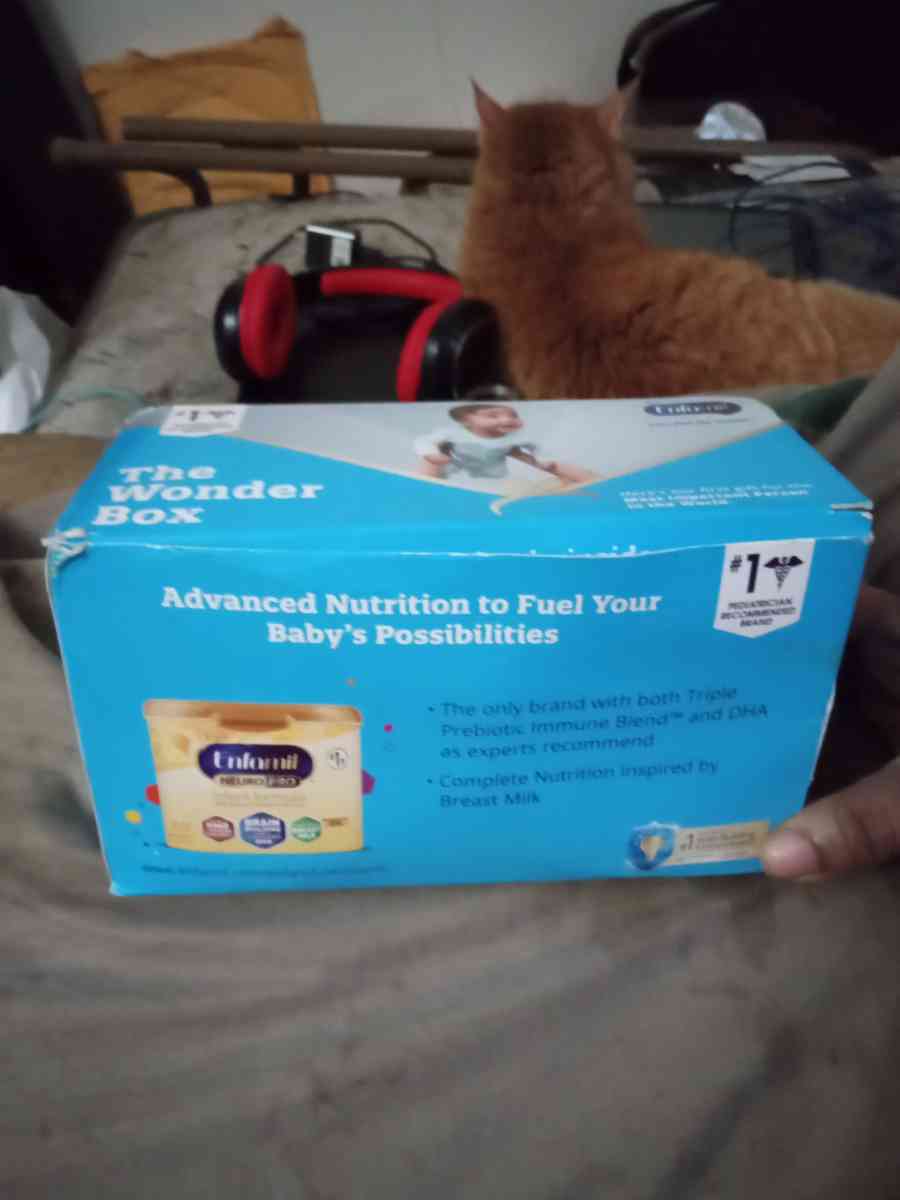 box set baby milk 2 cans