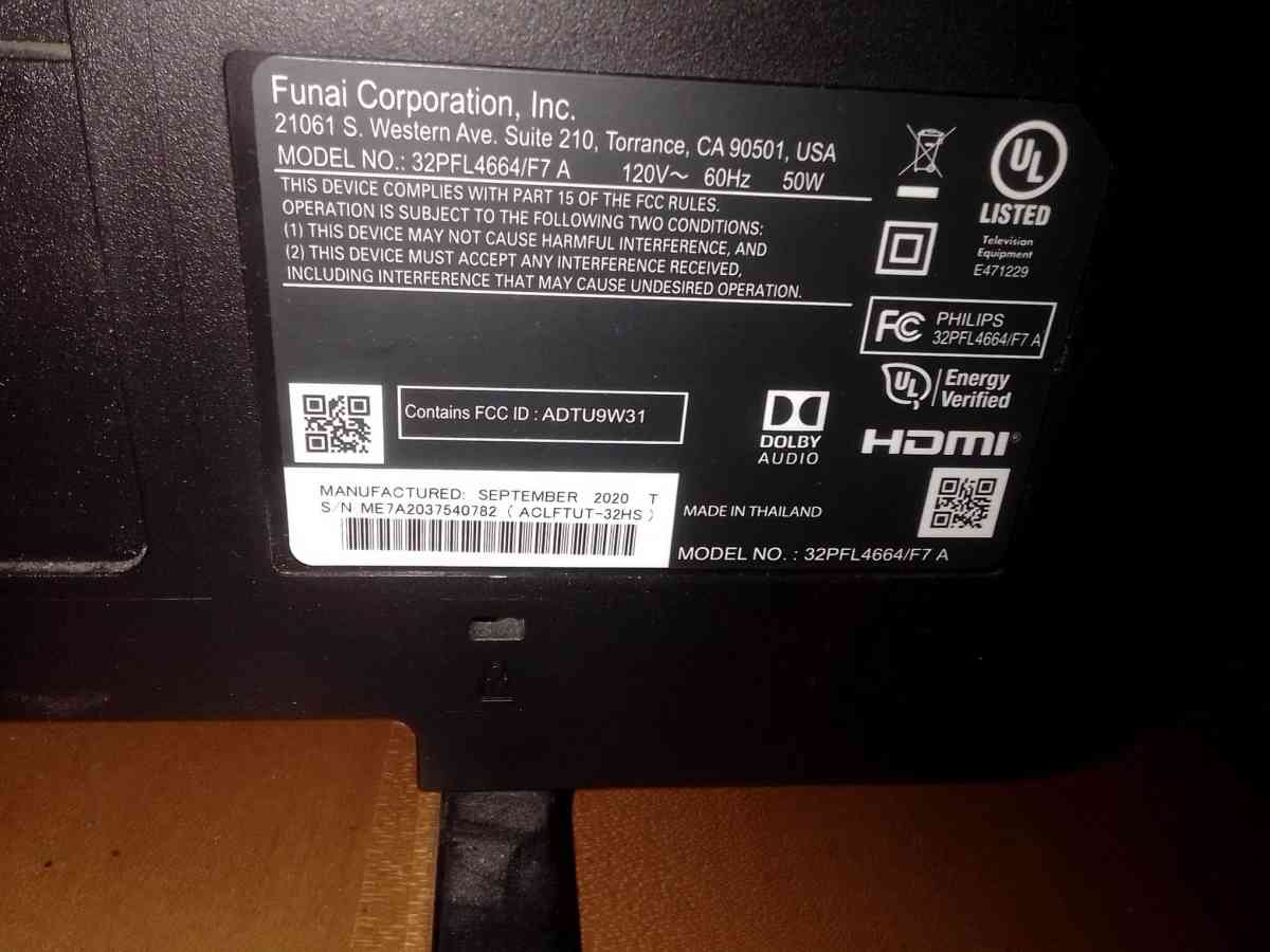 Phillips ROKU and VIZIO smart TV